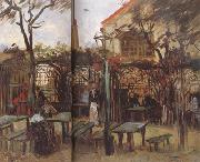 Vincent Van Gogh Terrace of a Cafe on Montmartre (nn04) Spain oil painting artist